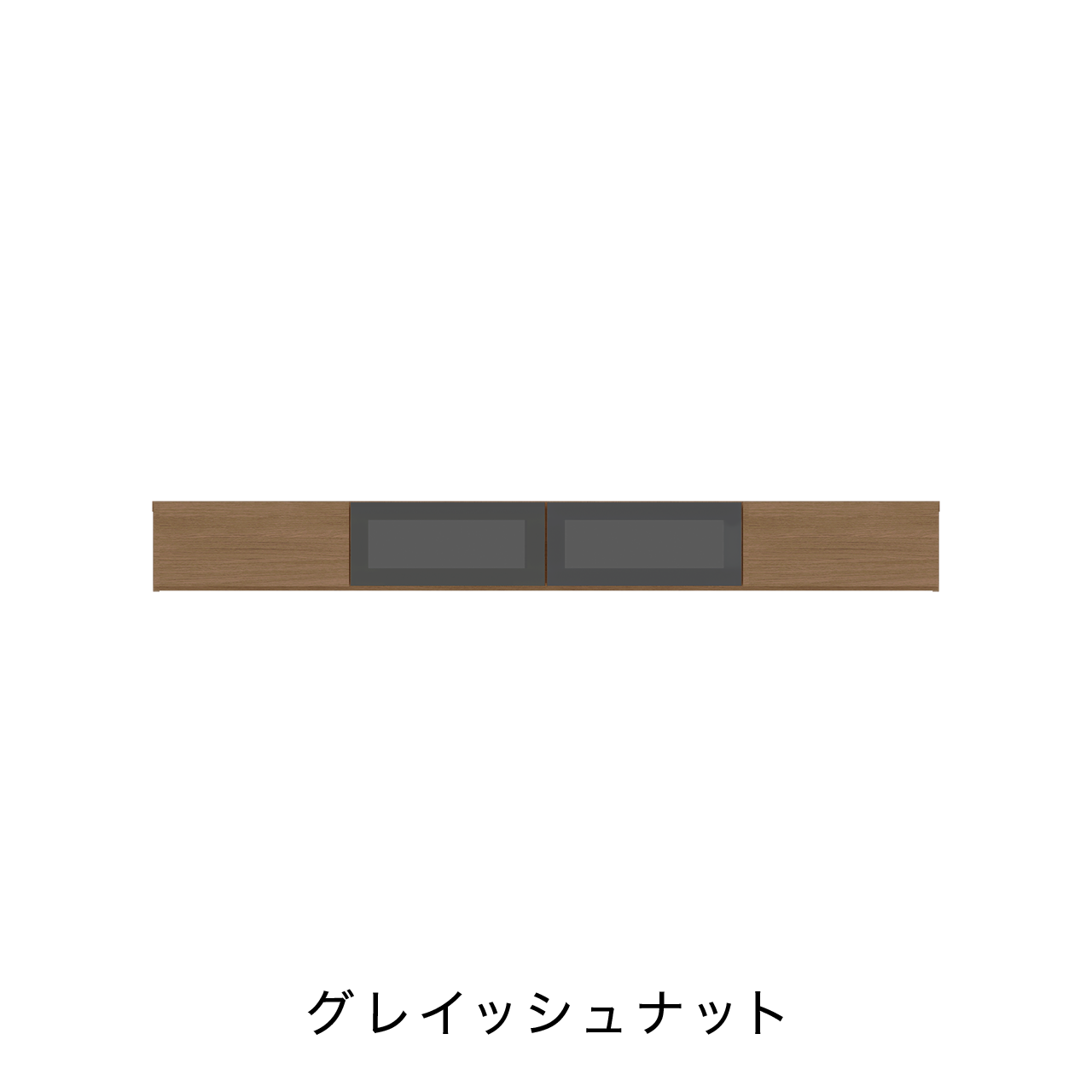 LED照明付きフロートテレビボード 幅220cm 奥行48cm ガラスフラップ扉 壁掛け MA-D228FG