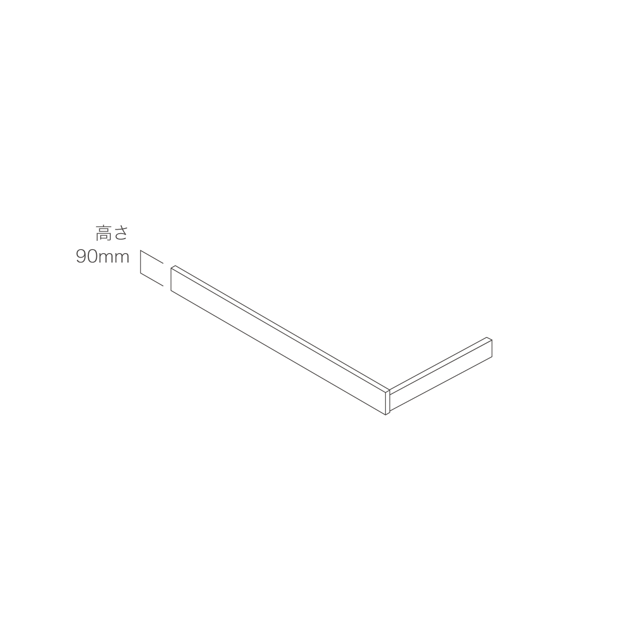 フィラー フロアタイプ カウンタースタイル 対応幅30~90cm 洗面台 MA-QFE