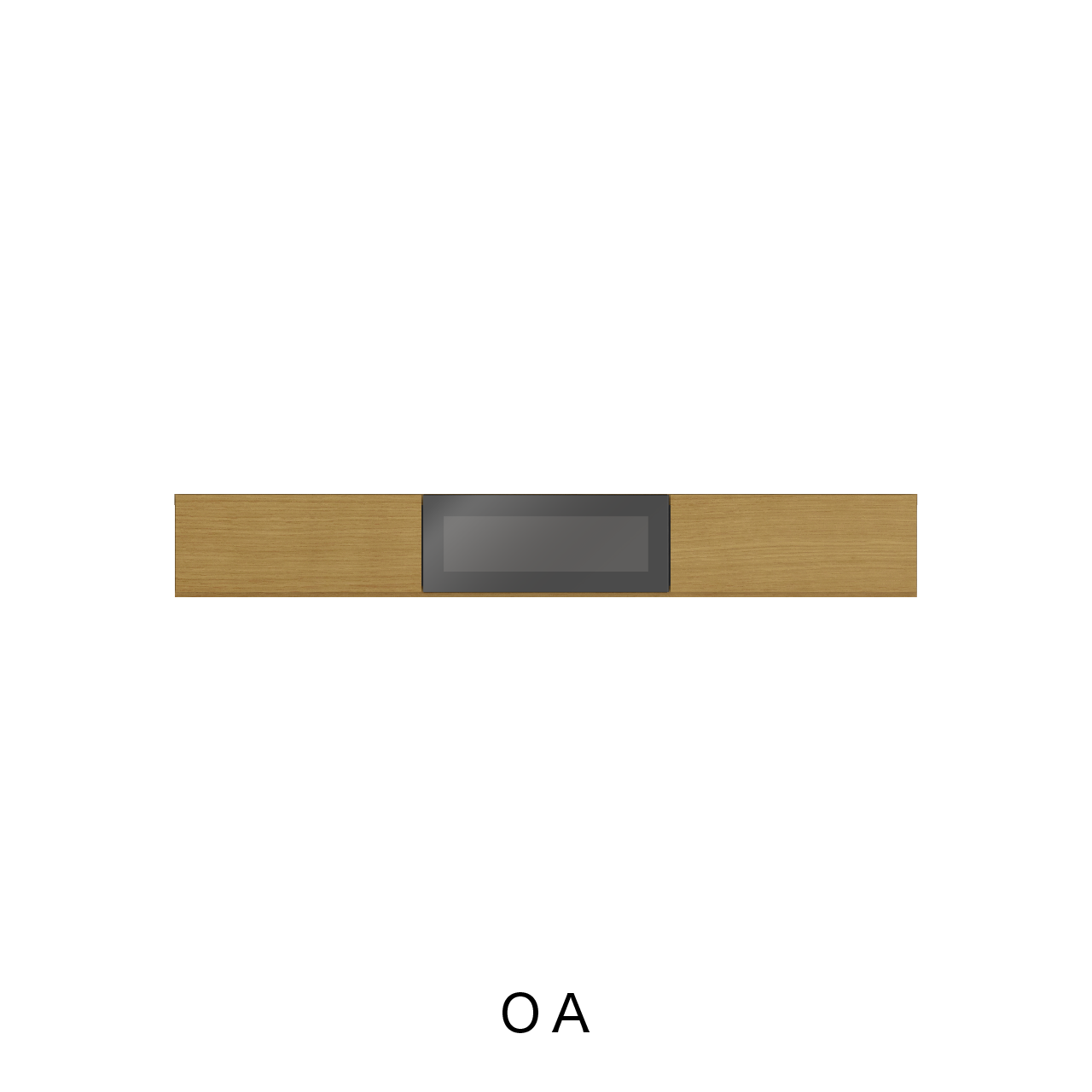 突板LED照明付きフロートテレビボード ガラスフラップ扉 壁掛け 幅180cm 奥行48cm MA-D188FG-T