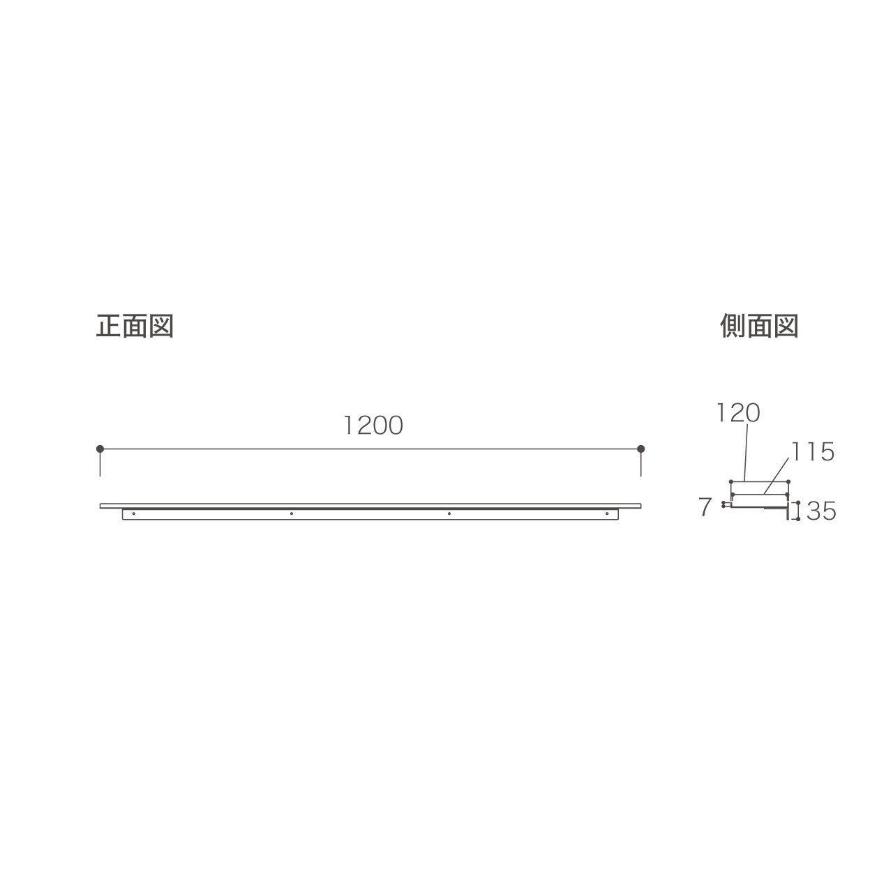 サポートシェルフ 幅120cm 奥行12cm 洗面所 ウォールシェルフ 洗面台 MA-Q1200SH