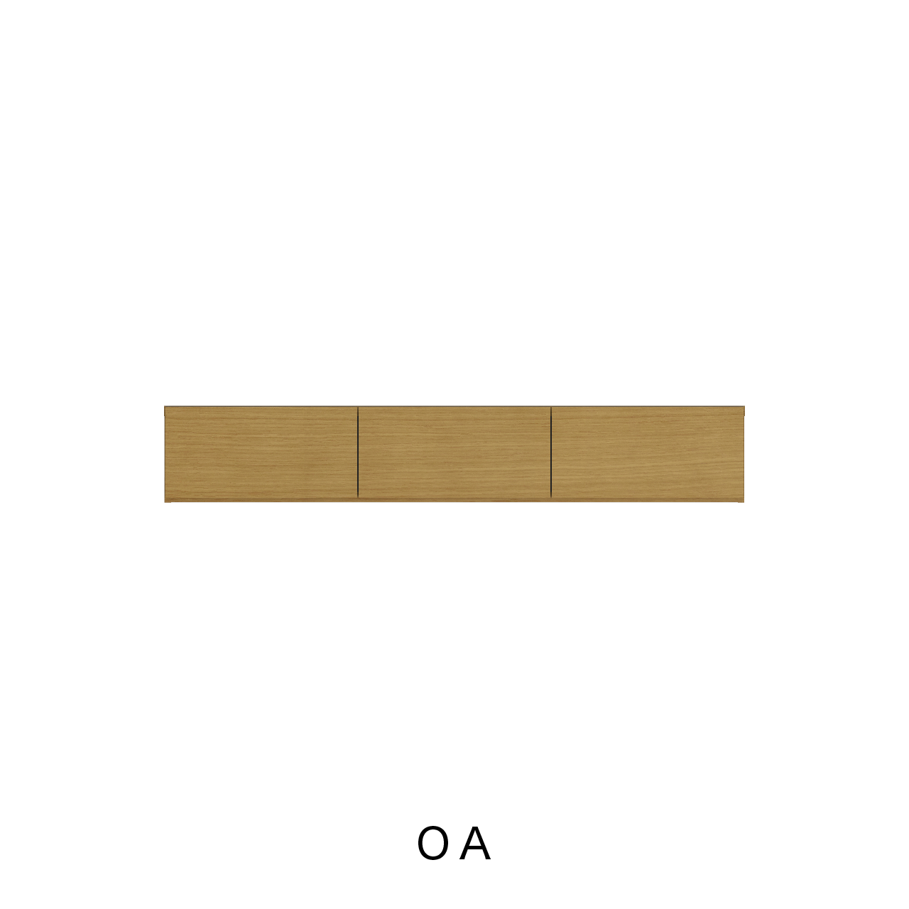 突板フロートテレビボード 引出 壁掛け 幅150cm 奥行48cm MA-D150C-T