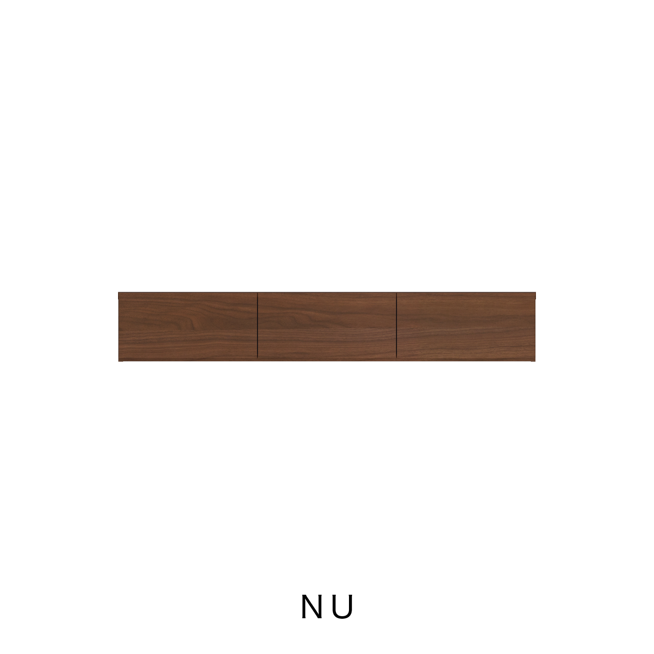 突板フロートテレビボード 板フラップ扉 壁掛け 幅150cm 奥行48cm MA-D150F-T