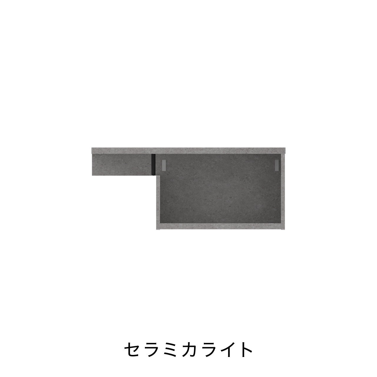 TVサイドオープンボード 幅90cm 奥行33cm アクセント 収納 MA-H90BR