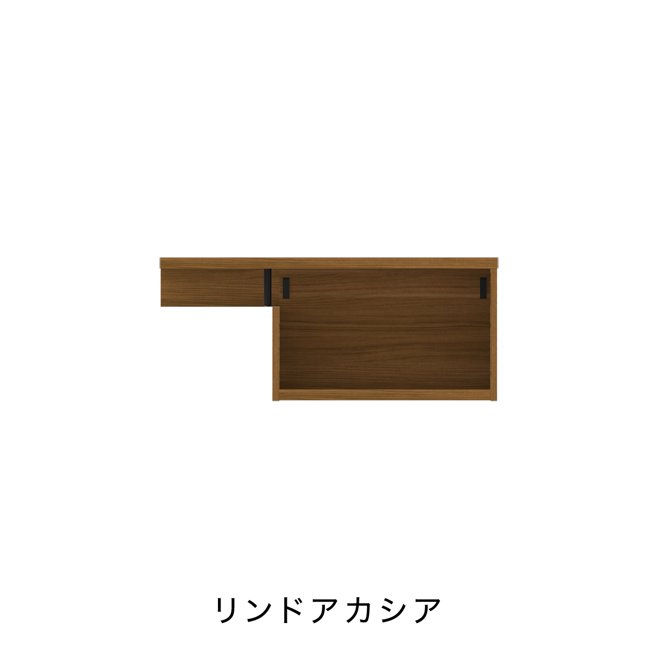 TVサイドオープンボード 幅90cm 奥行33cm アクセント 収納 MA-H90BR