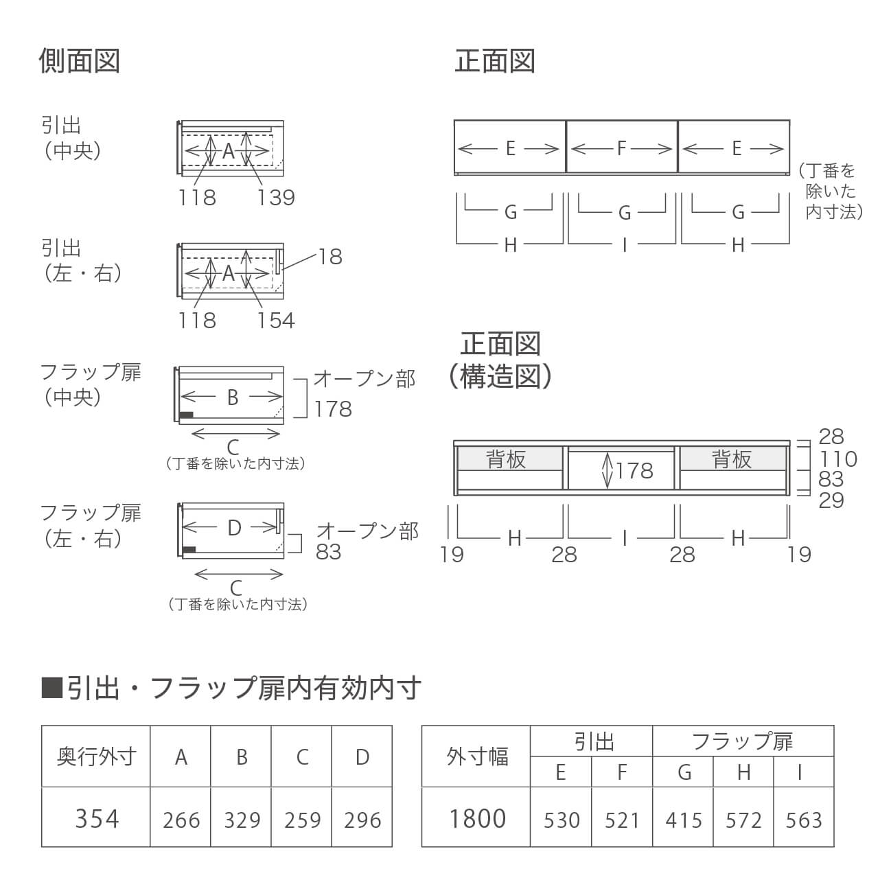 フロートテレビボード カスタマイズ 壁掛け 幅180cm 奥行36cm MA