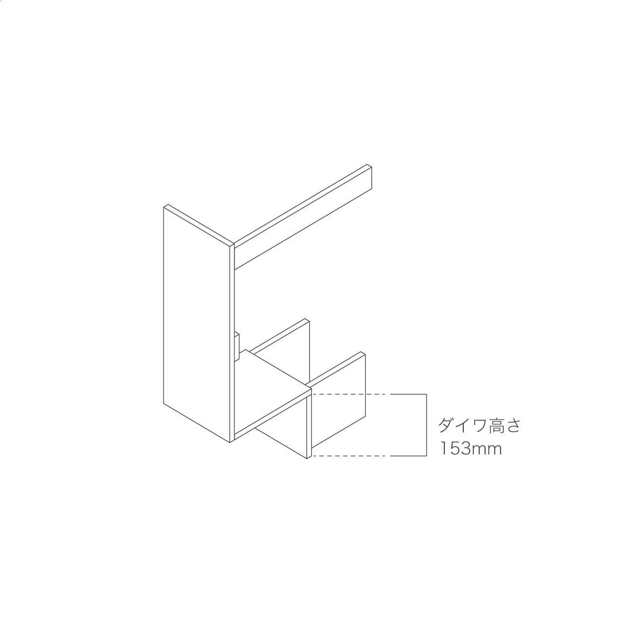 フィラー フロアタイプ フィットスタイル 対応幅5~25cm 洗面台 カウンター高さ80cm用 MA-QFB
