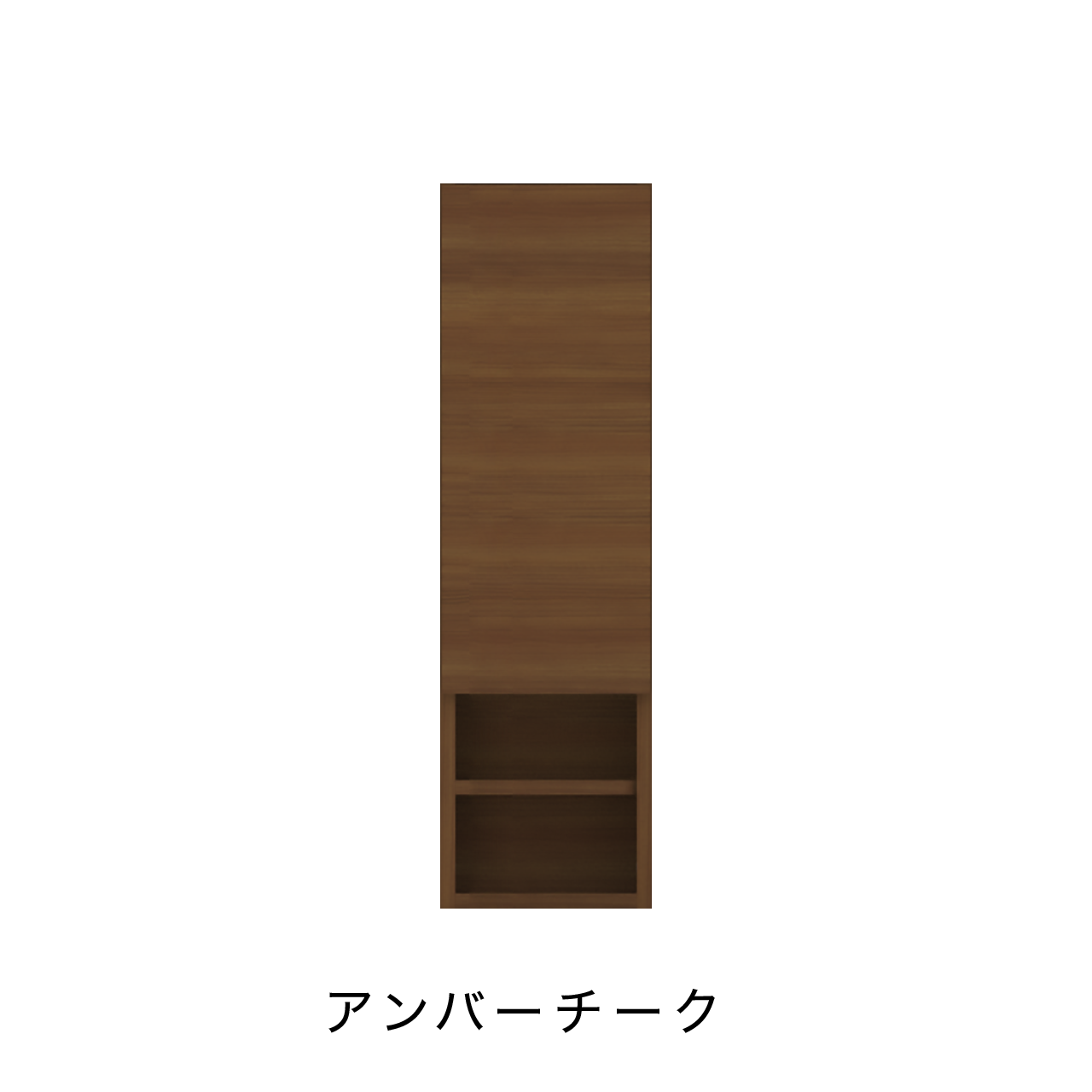 扉付きBOX 板扉+オープンタイプ 右開き ニッチ収納 埋込収納棚 幅25cm