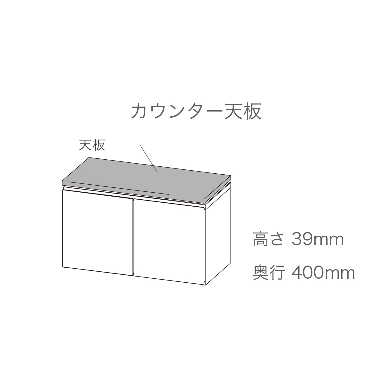 玄関・エントランス収納 天板 単品購入不可 カラータイプB MA-TG175K