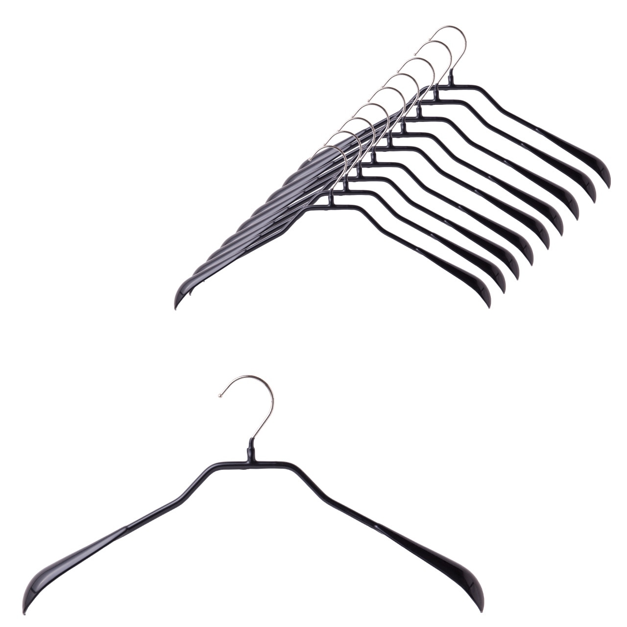 ボディーフォーム42 10P ブラック | ドイツ製マワハンガー 公式