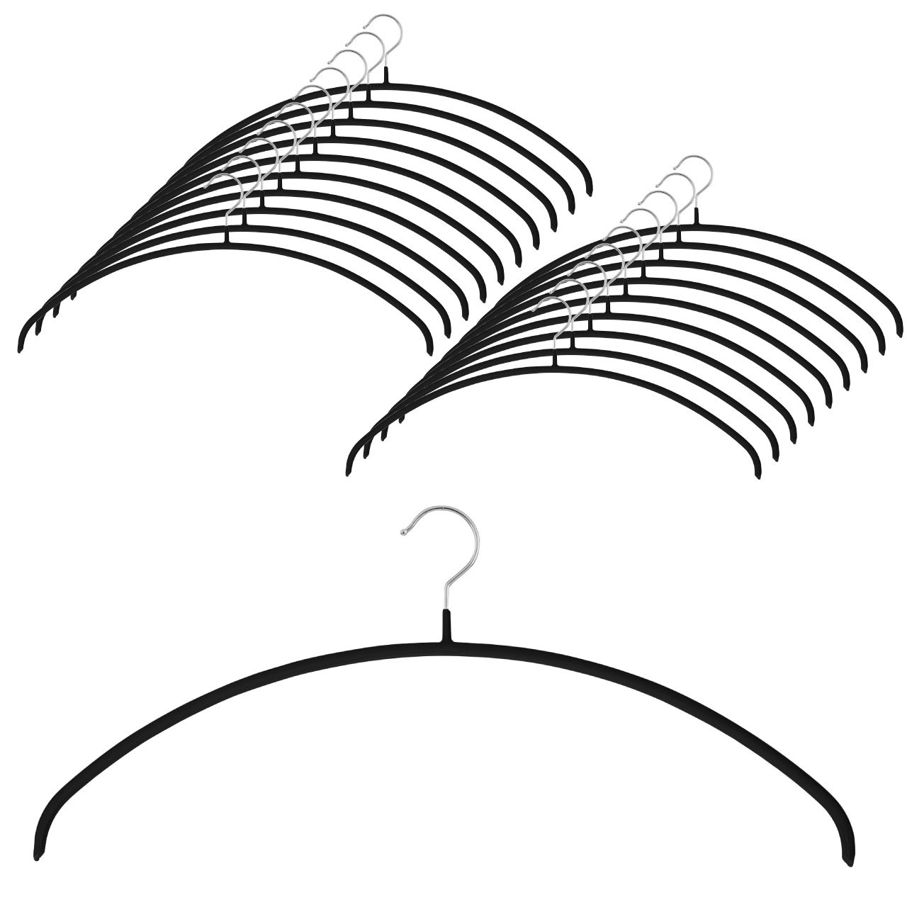 エコノミック46 20P ブラック | ドイツ製マワハンガー 公式オンライン