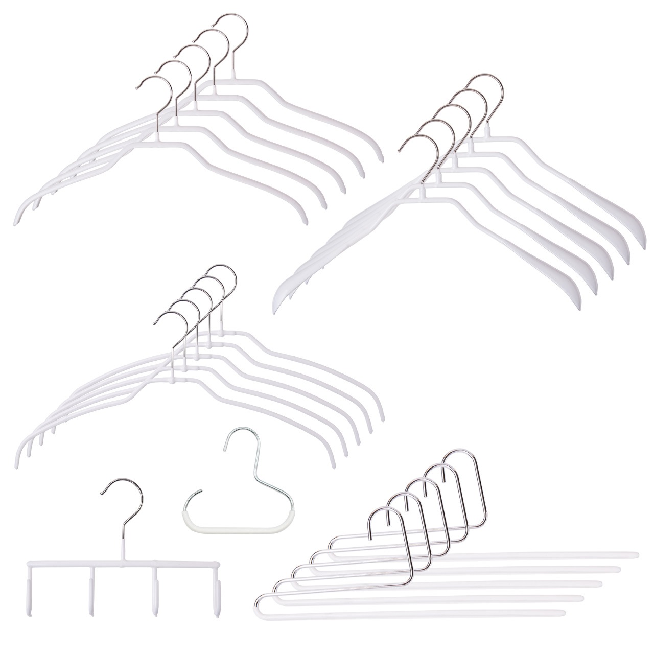 コーディネートセット レディース S ホワイト