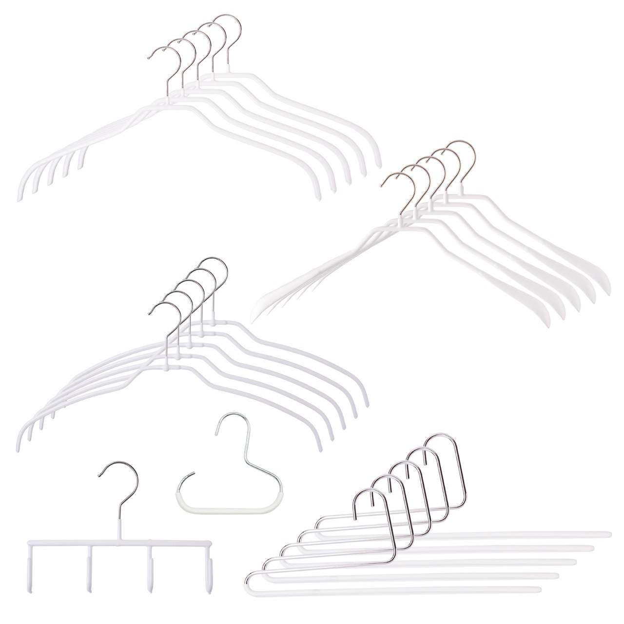 コーディネートセット レディース M ホワイト