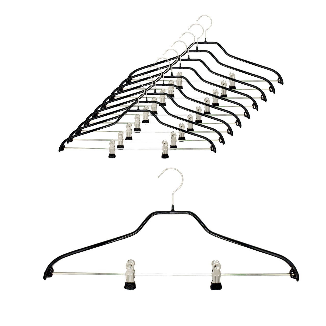 シルエットクリップ45 10P ブラック