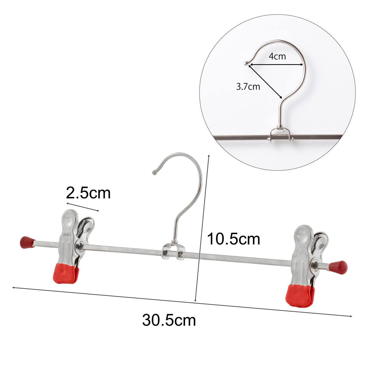 クリップ30 20P レッド