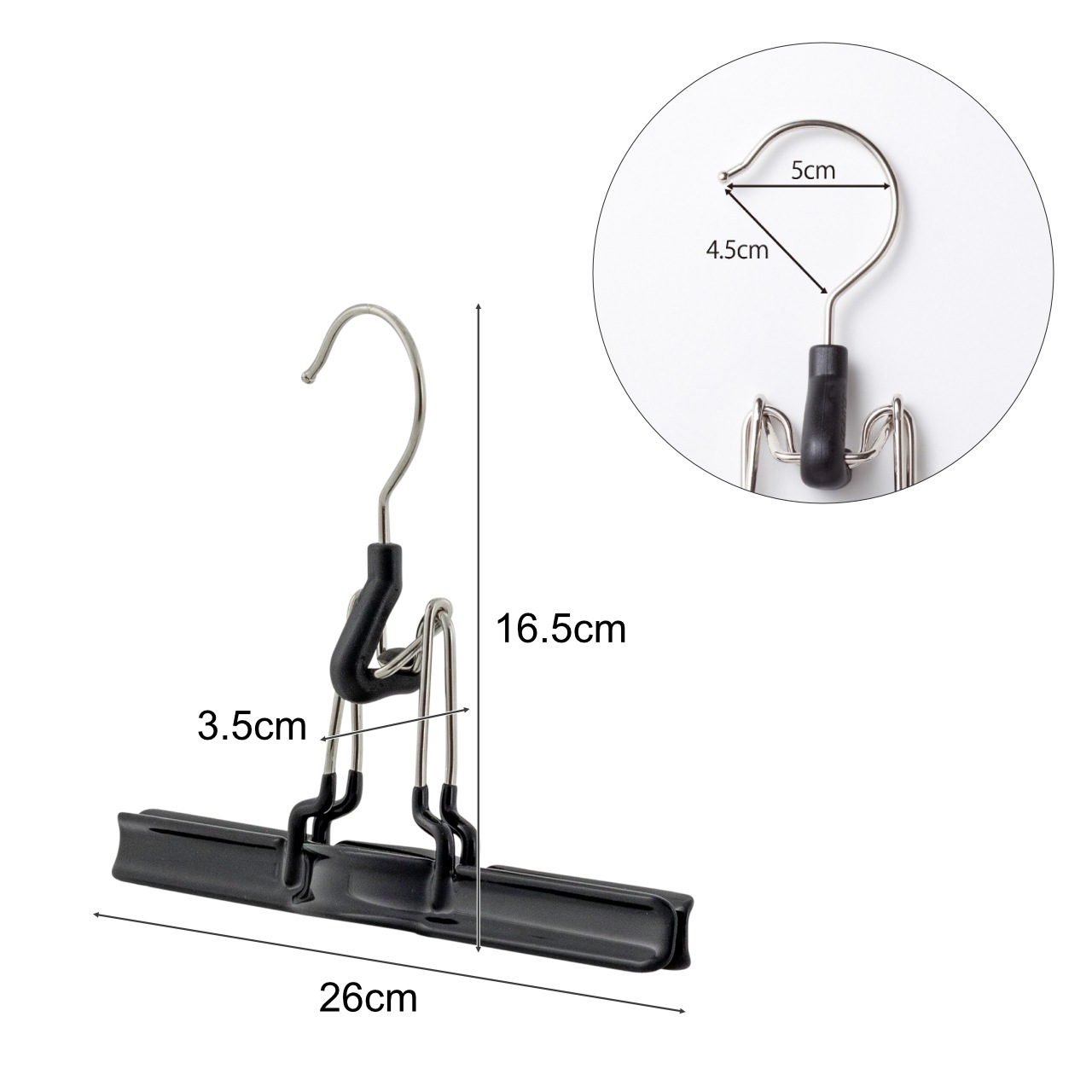 ズボンツリ 10P ブラック