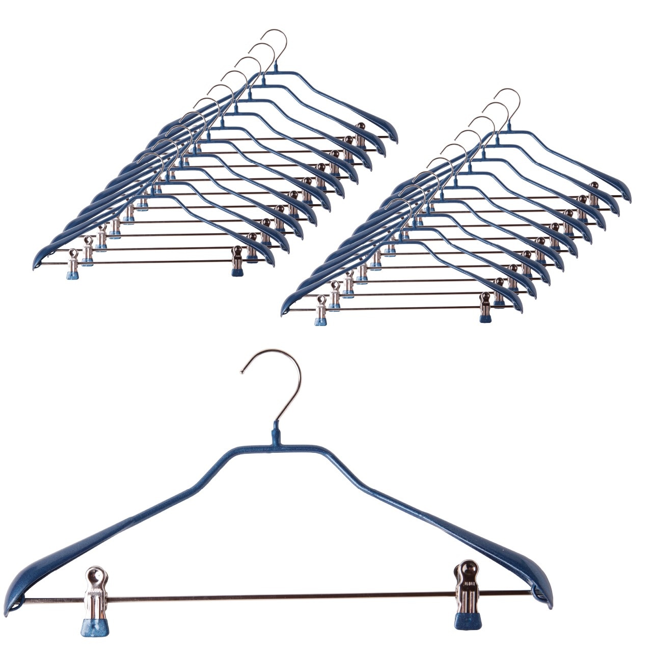 ボディーフォームクリップ42 20P ラメブルー