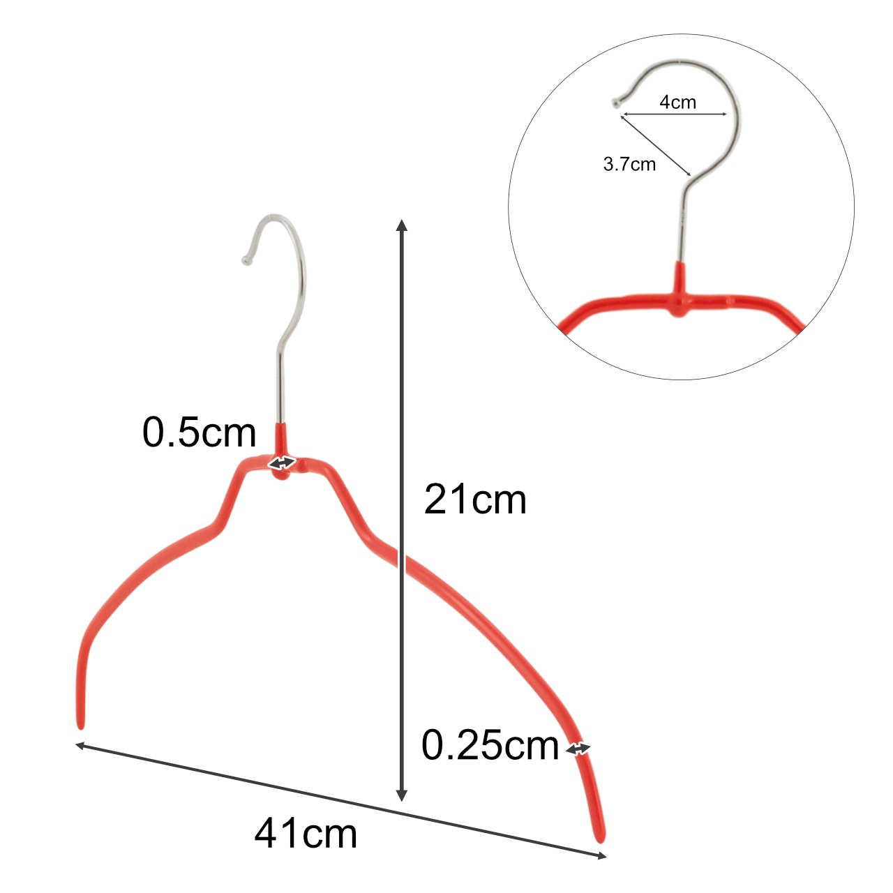 シルエットライト42 10P レッド