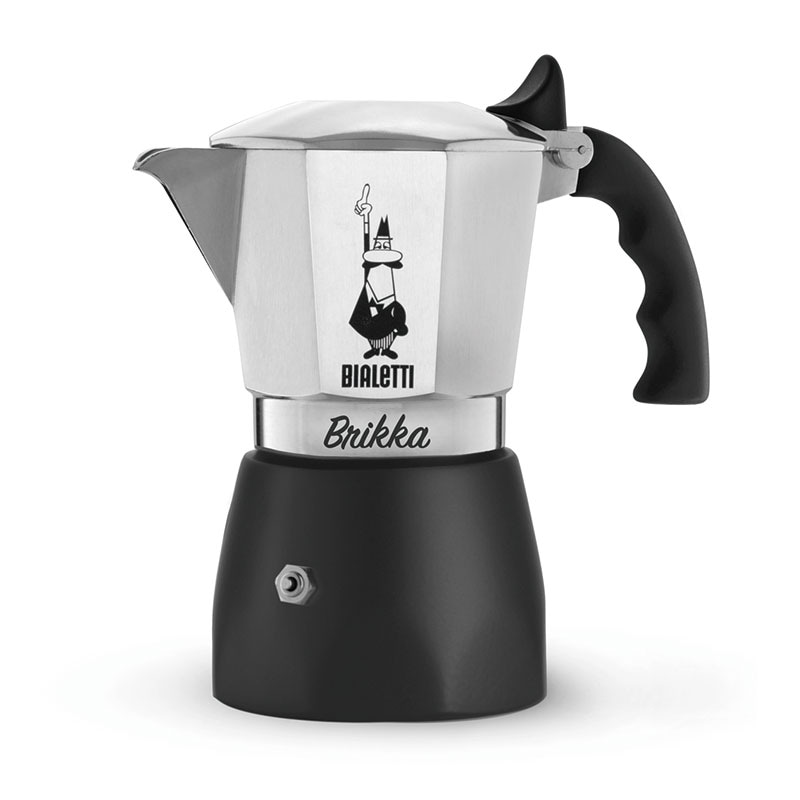 BIALETTI(ビアレッティ)BRIKKA(ブリッカ) 2杯用・4杯用 特殊バルブ内蔵  