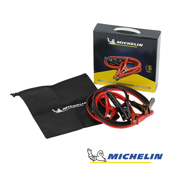 MICHELIN 正規品 ブースターケーブル スターター ケーブル 500A ケーブル長2.5m ジャンパー ケーブル ミシュラン