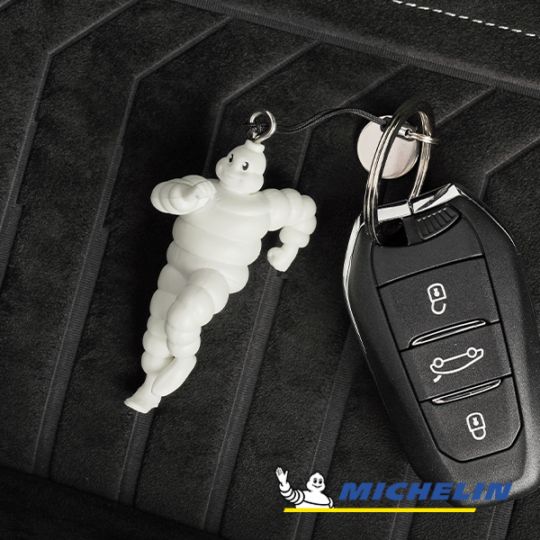 MICHELIN 正規品 キーホルダー キーリング 3D スプリンター ビバンダム ミシュランマン