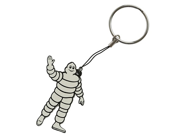 MICHELIN 正規品 キーホルダー キーリング 2D グリーティング ビバンダム ミシュランマン