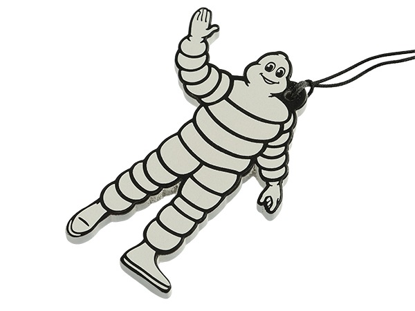 MICHELIN 正規品 キーホルダー キーリング 2D グリーティング ビバンダム ミシュランマン