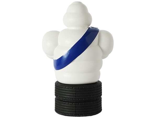 MICHELIN正規品 ミシュラン ビバンダム ムッシュビバンダム ミシュランマン 19cm フィギュア(タイヤ台座 両面テープ固定)