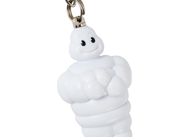 MICHELIN 正規品 デジタル液晶付き ビバンダム型タイヤ空気圧計 タイヤゲージ エアゲージ キーリング付き
