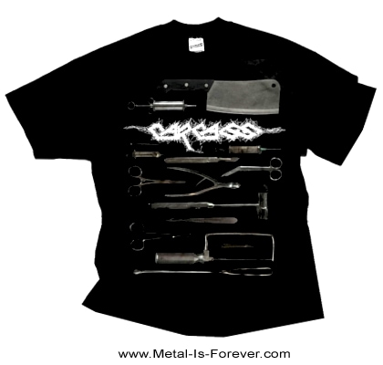 CARCASS,カーカス,限定1000セット,缶ボックス,デスメタル,メロデス CARCASS -カーカス- TOOLS 「医療器具」 Tシャツ｜メタルTシャツ専門店