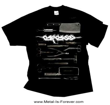 CARCASS -カーカス- TOOLS 「医療器具」 Tシャツ｜メタルTシャツ専門店