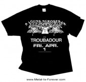 �ڤ����󤻾��ʡ�GUNS N' ROSES -���󥺡�����ɡ���������- TROUBADOUR FLYER  �֥ȥ�Хɥ����롦�ե饤�䡼�� �ԥ����