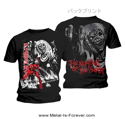 IRON MAIDEN/アイアン・メイデン 魔力の刻印 再発Tシャツ Lサイズ IRON MAIDEN -アイアン・メイデン- THE NUMBER OF THE BEAST 「魔力の