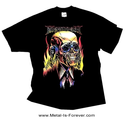 お取り寄せ商品】MEGADETH -メガデス- FLAMING VIC RATTLEHEAD