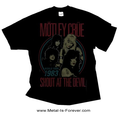モトリクルー　ヴィンテージ　Tシャツ　1983-84 シャウトアットザデビル MOTLEY CRUE -モトリー・クルー- SHOUT AT THE DEVIL 「シャウト
