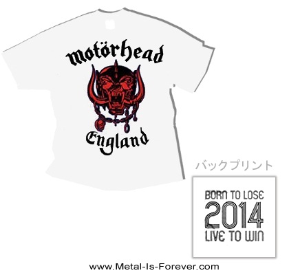 再入荷予定なし】MOTORHEAD -モーターヘッド- WORLD CUP ENGLAND