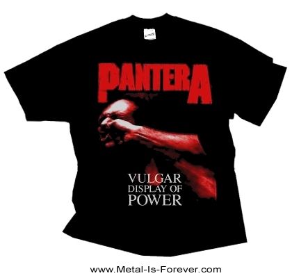 PANTERA -パンテラ- VULGAR DISPLAY OF POWER 「俗悪」 レッド Tシャツ