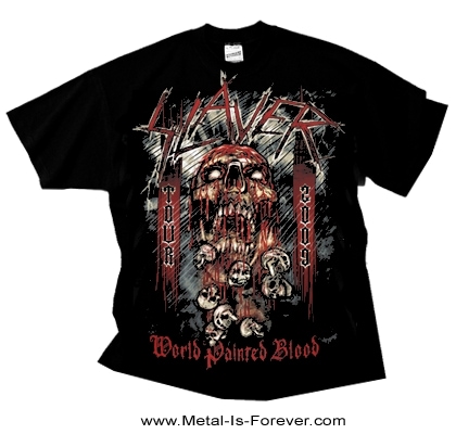 SLAYER -スレイヤー- WORLD PAINTED BLOOD 「血塗ラレタ世界」 T  