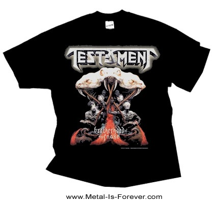 【お取り寄せ商品】TESTAMENT テスタメント BROTHERHOOD OF THE SNAKE 「ブラザーフッド・オブ・ザ・スネイク