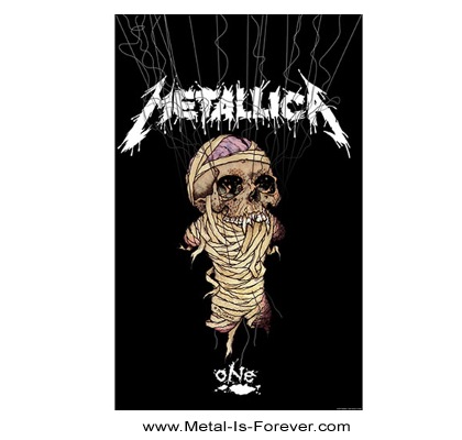 METALLICA -メタリカ- ONE 「ワン」 布製ポスター｜メタルTシャツ専門 