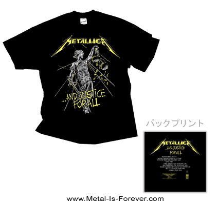 メタリカ　and justice ~女神像シャツ メタリカ Tシャツ METALLICA And Justice 正規品 ロックTシャツ