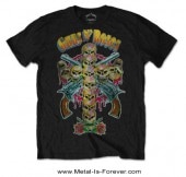 GUNS N' ROSES -���󥺡�����ɡ���������-  SKULL CROSS 80S �֥����롦�������������ƥ������� �ԥ����