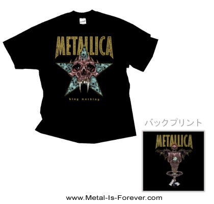メタリカTシャツ　キングオブナッシング METALLICA】メタリカ「KING NOTHING」Tシャツ : NO-REMORSE
