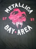�ں߸��ڤ쾦�ʡ�METALLICA -�᥿�ꥫ- BAY AREA SKULL �֥٥������ꥢ��������� ���㥱�å� M������