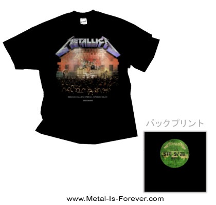 METALLICA -メタリカ- STOCKHOLM 86 「ストックホルム・86」 Tシャツ