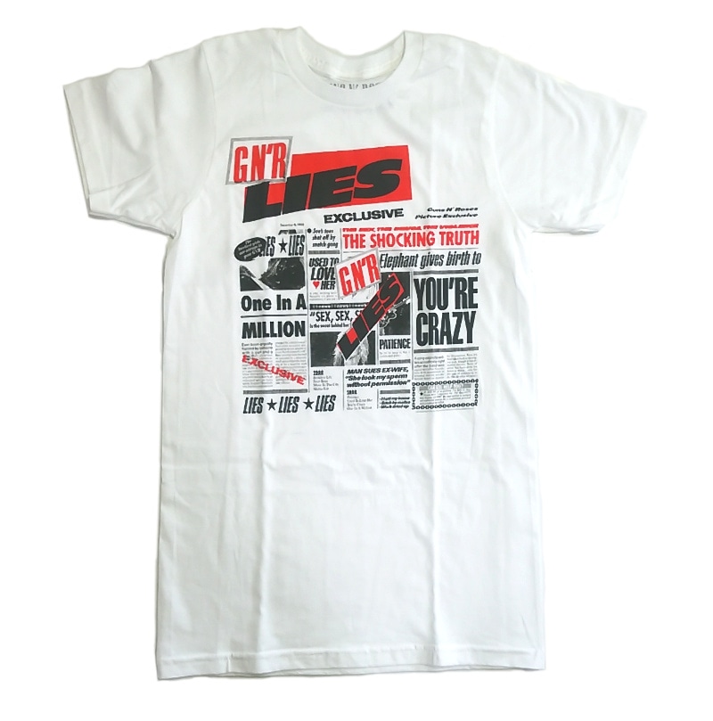 Tシャツ【未開封】GUNS N' ROSES GN'R LIES VINTAGE - 80s GUNS N ROSES GN'R LIES TEE バンドTシャツ の