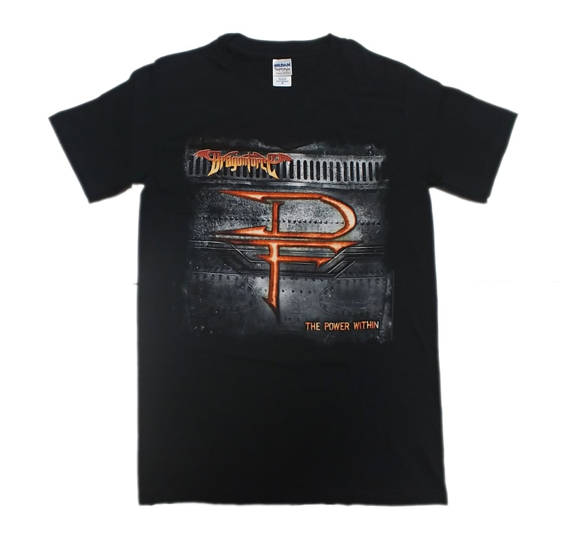 2009年当時物】DragonForce ドラゴンフォース ツアーTシャツ XL ☆ドラゴンフォース DRAGONFORCE バンドTシャツ 433の通販 by