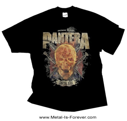 PANTERA -パンテラ- OUTLAW SKULL 「アウトロー・スカル」 Tシャツ