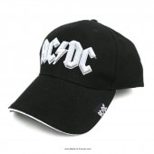 AC/DC -ǥ- WHITE LOGO ֥ۥ磻ȡ ١ܡ륭åסʹ