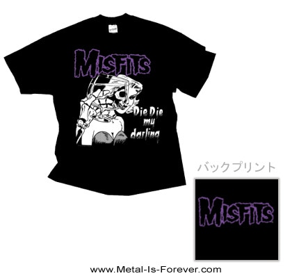 ネ*店様 ミスフィッツ　ドリー　Tシャツ MISFITS -ミスフィッツ- DIE DIE MY DARLING 「ダイ・ダイ・マイ