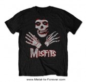MISFITS -�ߥ��ե��å�- HANDS SKULL �֥ϥ󥺡�������� T�����